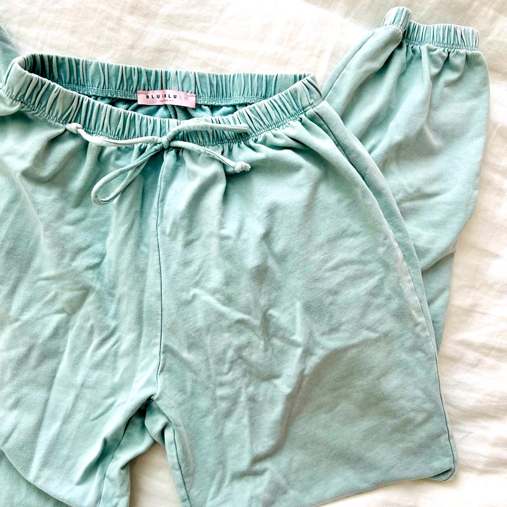 Blue Blush Joggers